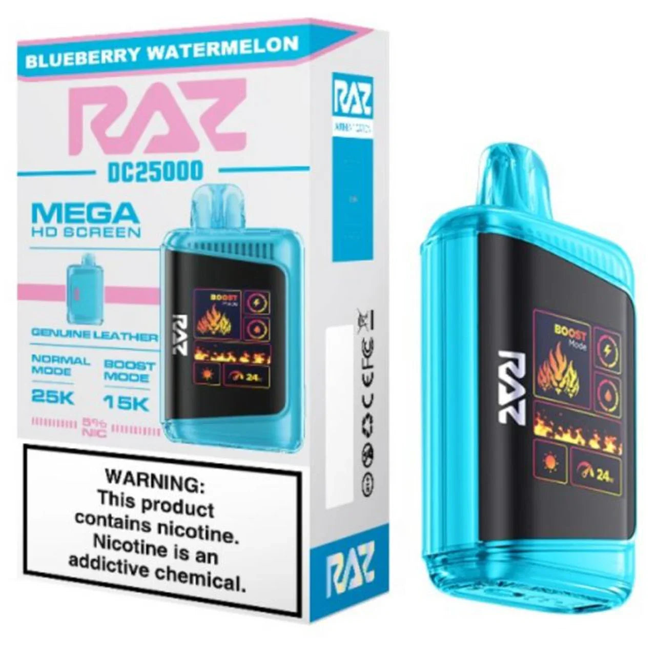 RAZ MEGA DC25000 DISPOSABLE VAPE - 25000 Puffs