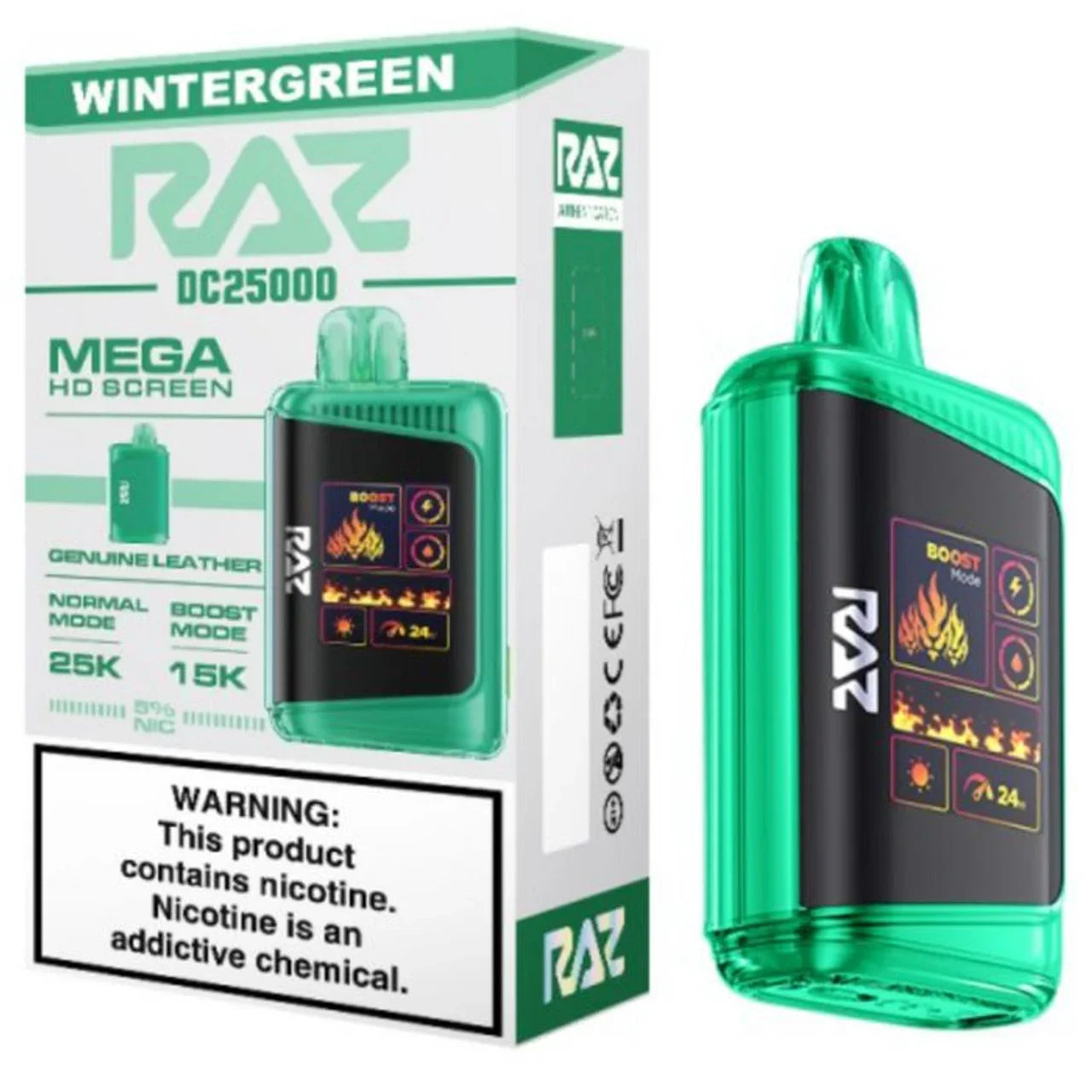 RAZ MEGA DC25000 DISPOSABLE VAPE - 25000 Puffs